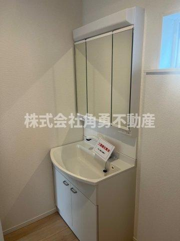 秦野市西田原第19　新築一戸建て　1号棟の内観：施工例|《施工例》洗面化粧台