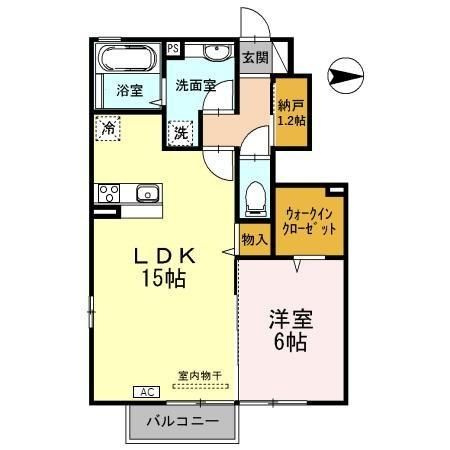 にゅうまごびれっじⅡの間取り