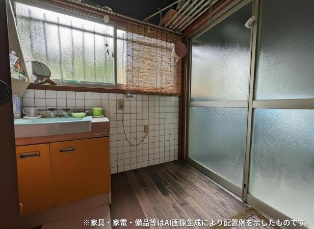 栃木市大平町富田　B棟　中古戸建の洗面所