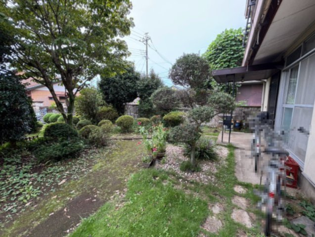栃木市大平町富田　A棟　中古戸建の庭