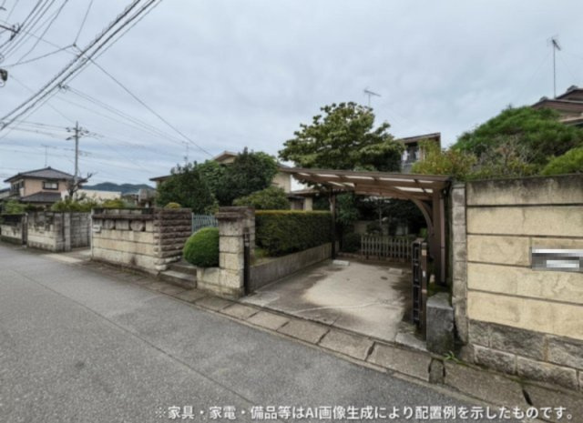 栃木市大平町富田　A棟　中古戸建の駐車場