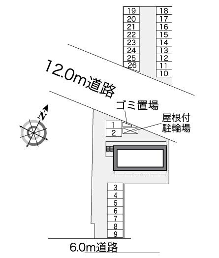 大竹市南栄３丁目の賃貸マンションの区画図|画像4