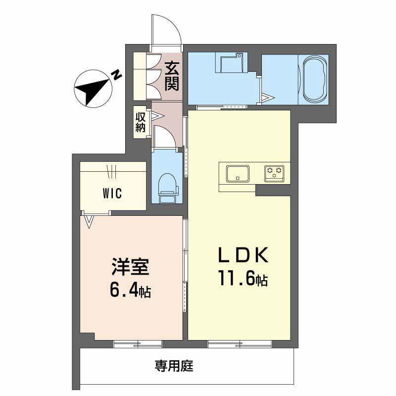 レジデンス・ザ・う越久の間取り