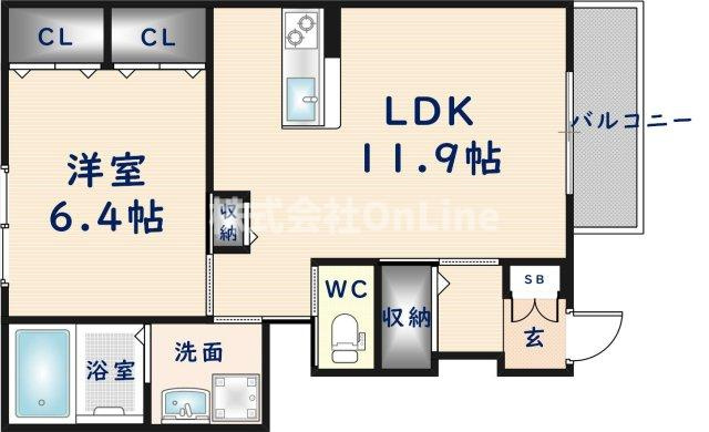 【間取り】 | ソレイユ久宝寺