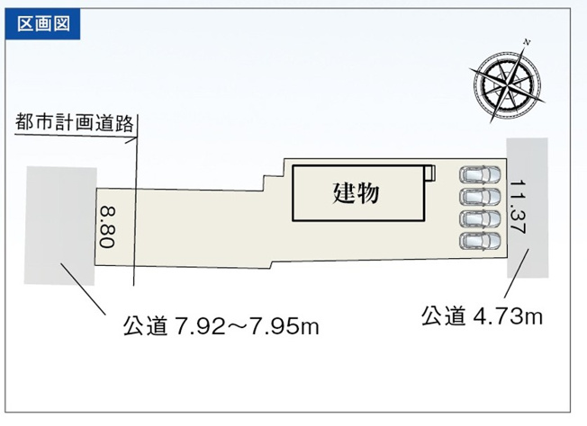 【区画図】 | 菊川市下平川 4期 新築一戸建て | 区画図です