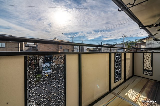 三才パレスのバルコニー|写真は同じ建物内の別のお部屋の物です。