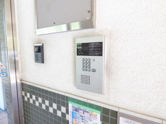 オートロック付きで安心ですね