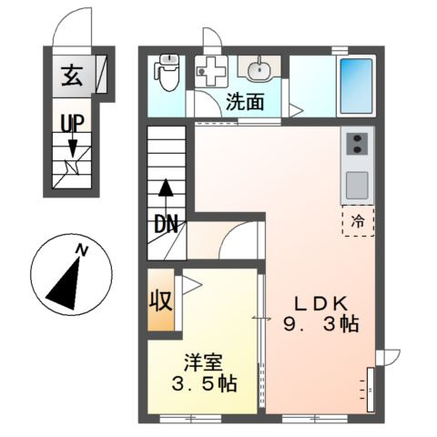 エクレールの間取り