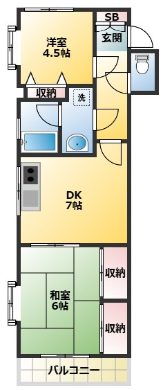 パークヒル西新井の間取り