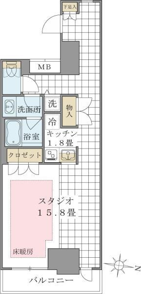 Ｂｒｉｌｌｉａ　ｉｓｔ　東雲キャナルコートの間取り