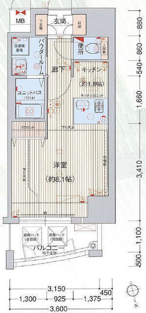 プレサンス上前津リラクシアの間取り