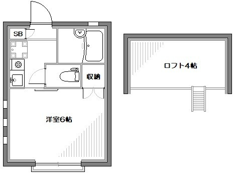 メゾンフラワー中野坂上の間取り
