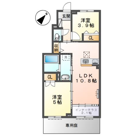 コンフォートの間取り