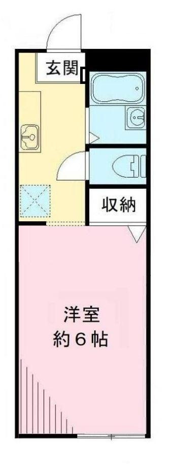 フラット代々木の間取り