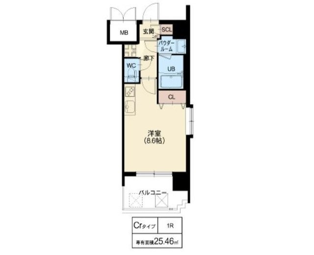 プレサンス神崎川ファインブレスの間取り