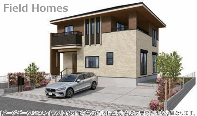 鎌倉市今泉台4丁目新築戸建て　2期1号棟の外観|外観イメージ「鎌倉市今泉台4丁目新築戸建て」