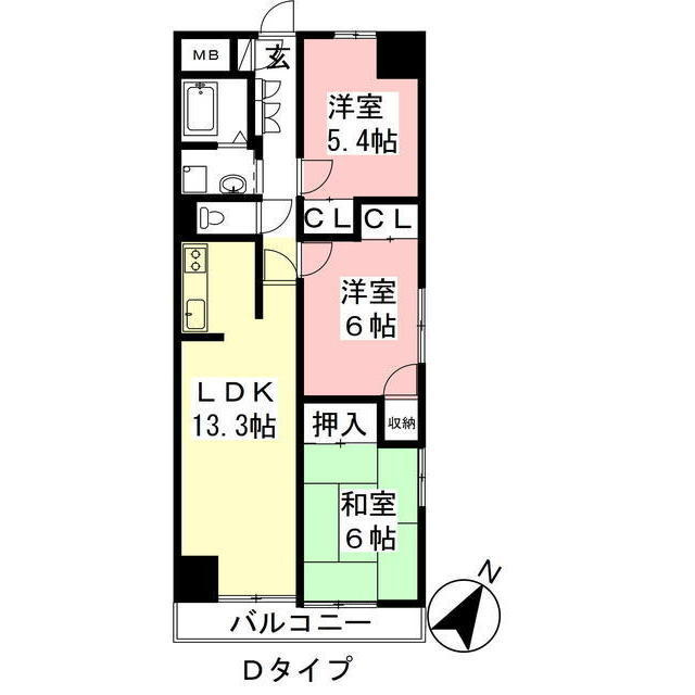 日本泉ビルの間取り
