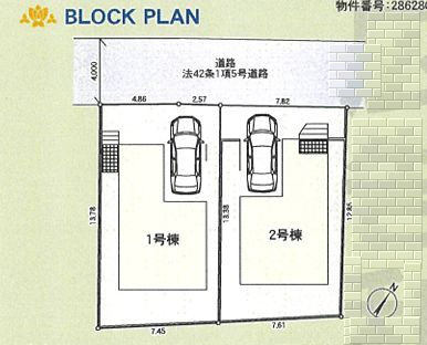 小田原市蓮正寺新築戸建て　第18-2号棟の区画図|区画図「小田原市蓮正寺新築戸建て」