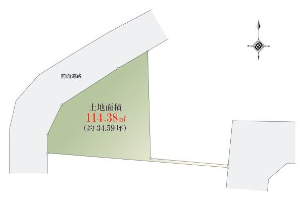 【土地図】 | （ご見学可能ですのでお気軽にお問合せください）