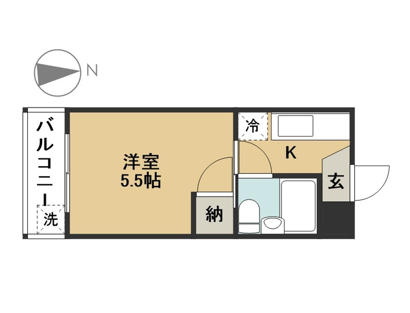 ガーデンハイツ神山の居間・リビング