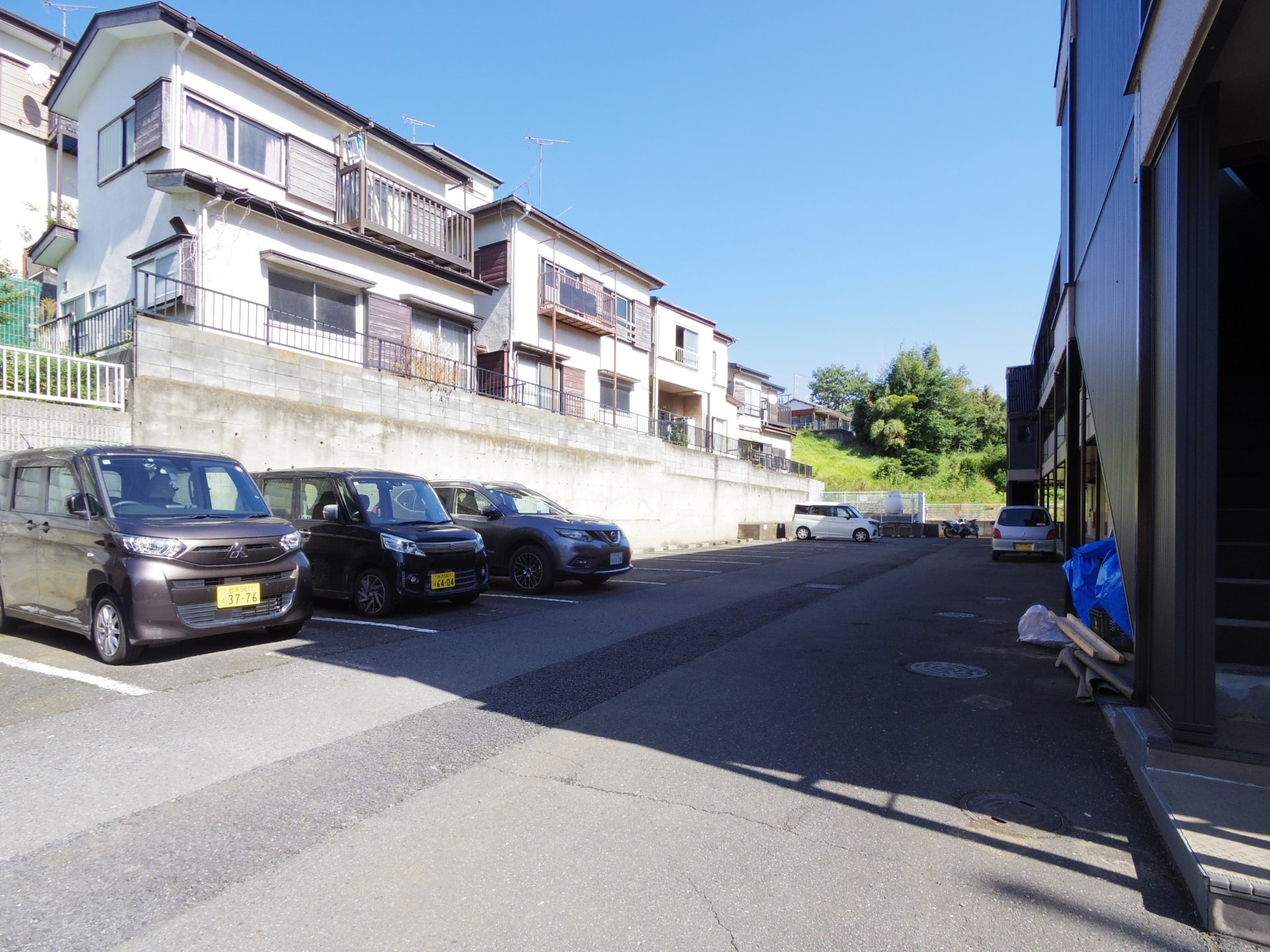 安松ハイツⅡの駐車場