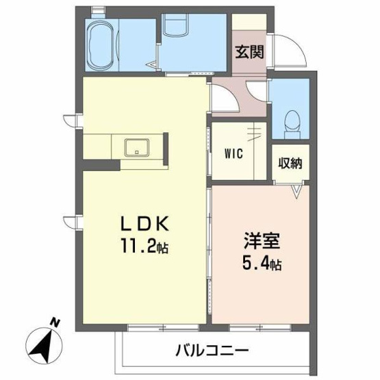 【間取り】 | ユージュ　Ｂ棟