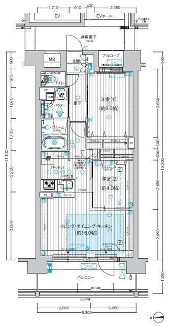 プレサンス　ロジェ　上前津駅前　ＴＨＥ　ＲＥＳＩＤＥＮＣＥの間取り