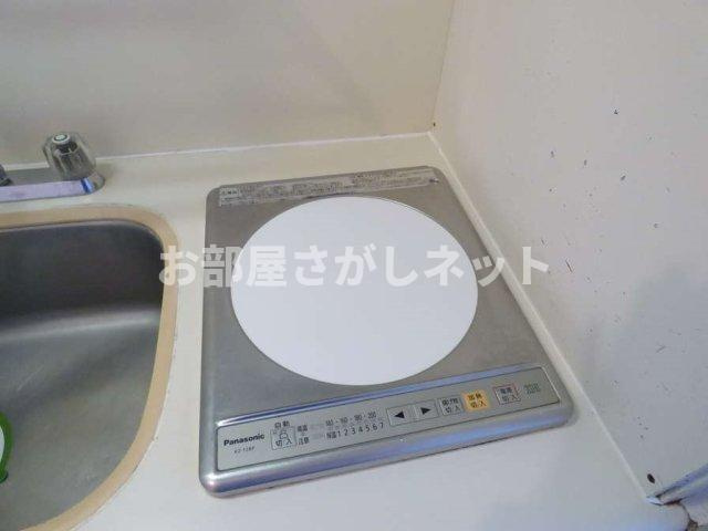 文京第３ライオンズマンション【おとり物件なし】#学生・社会人にオススメ！初期費用分割払いOK！のキッチン|1口IHコンロ