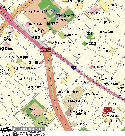 文京第３ライオンズマンション【おとり物件なし】#学生・社会人にオススメ！初期費用分割払いOK！の地図
