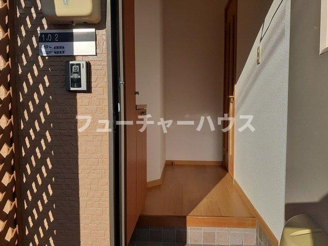 オリエンス八幡前Αの玄関|毎日通る玄関はこちらです