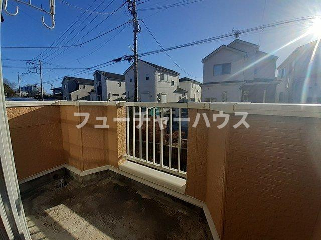 オリエンス八幡前Αのバルコニー|バルコニー付きです