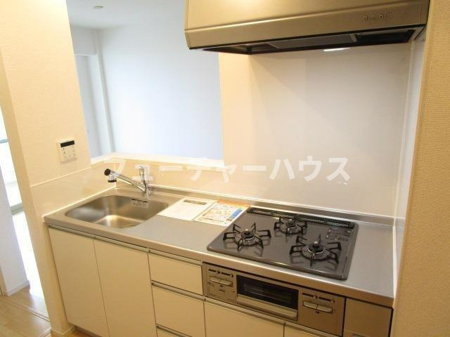 ドルチェ・Ｔのキッチン|コンパクトなキッチンで掃除もラクラク