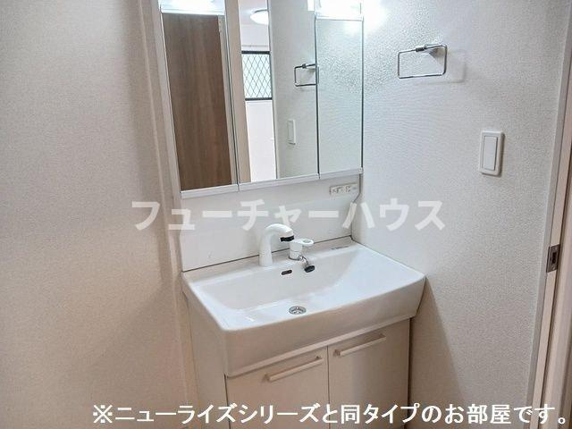 ミントヒルズの洗面所|コンパクトで使いやすい洗面所