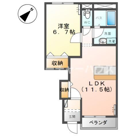 ディア金沢の間取り