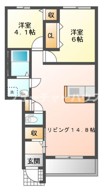 ユンバンチェンの間取り