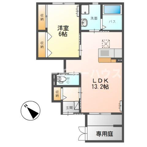 ボンヌレコルト(Bonne recolte）の間取り