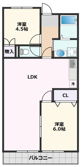 【間取り】 | CASA東正雀