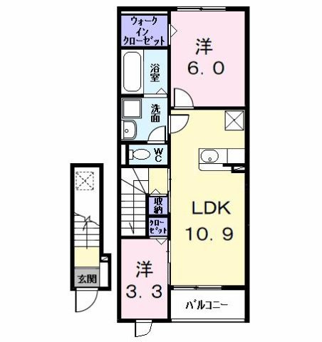 グラン　ブレスの間取り
