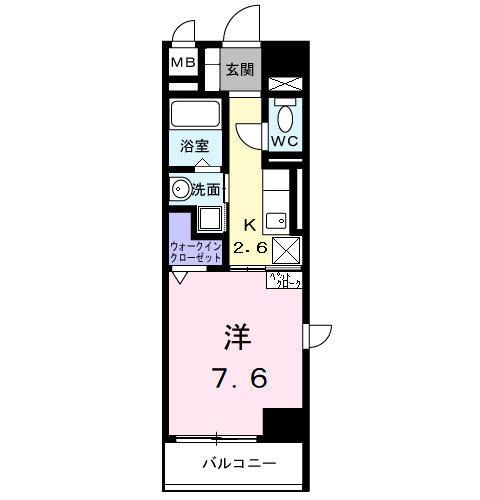 ホワイトメゾン新栄の間取り