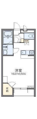 レオパレスル　チューレの間取り|代表的な間取のため実際の間取とは異なる場合があります