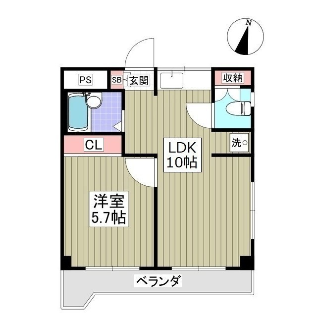 サンシティ末広の間取り