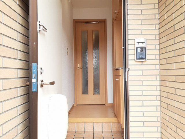 ホマルヴィラＢの玄関