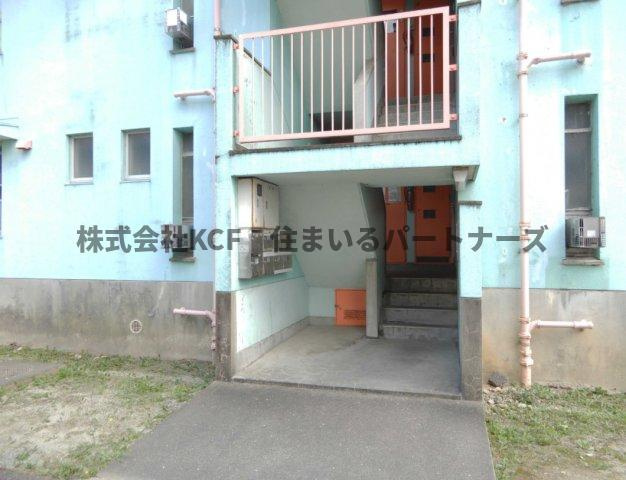 ビレッジハウス城島1号棟のエントランス|清潔なエントランスです
