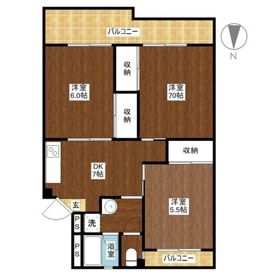【間取り】 | マンションシェルヴール