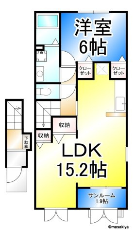 グラース聖徳の間取り