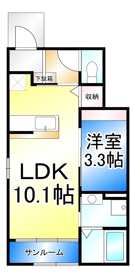 サンモールの間取り
