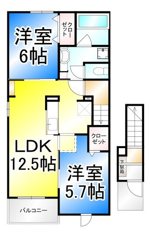 フィオーレ・アリッサムの間取り
