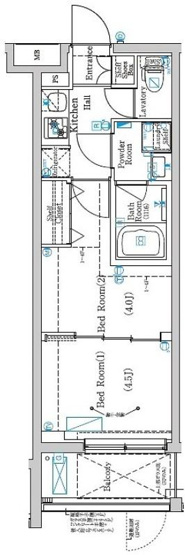 【間取り】 | ラフィスタ方南町
