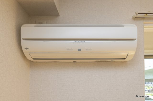 ブルースカイの設備|エアコン付きです。