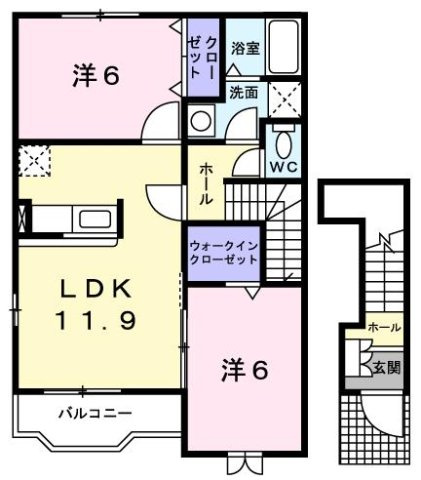 【間取り】 | サンフローラⅡ